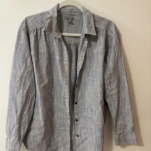 Falls Creek Women's Striped Button Down Shirt